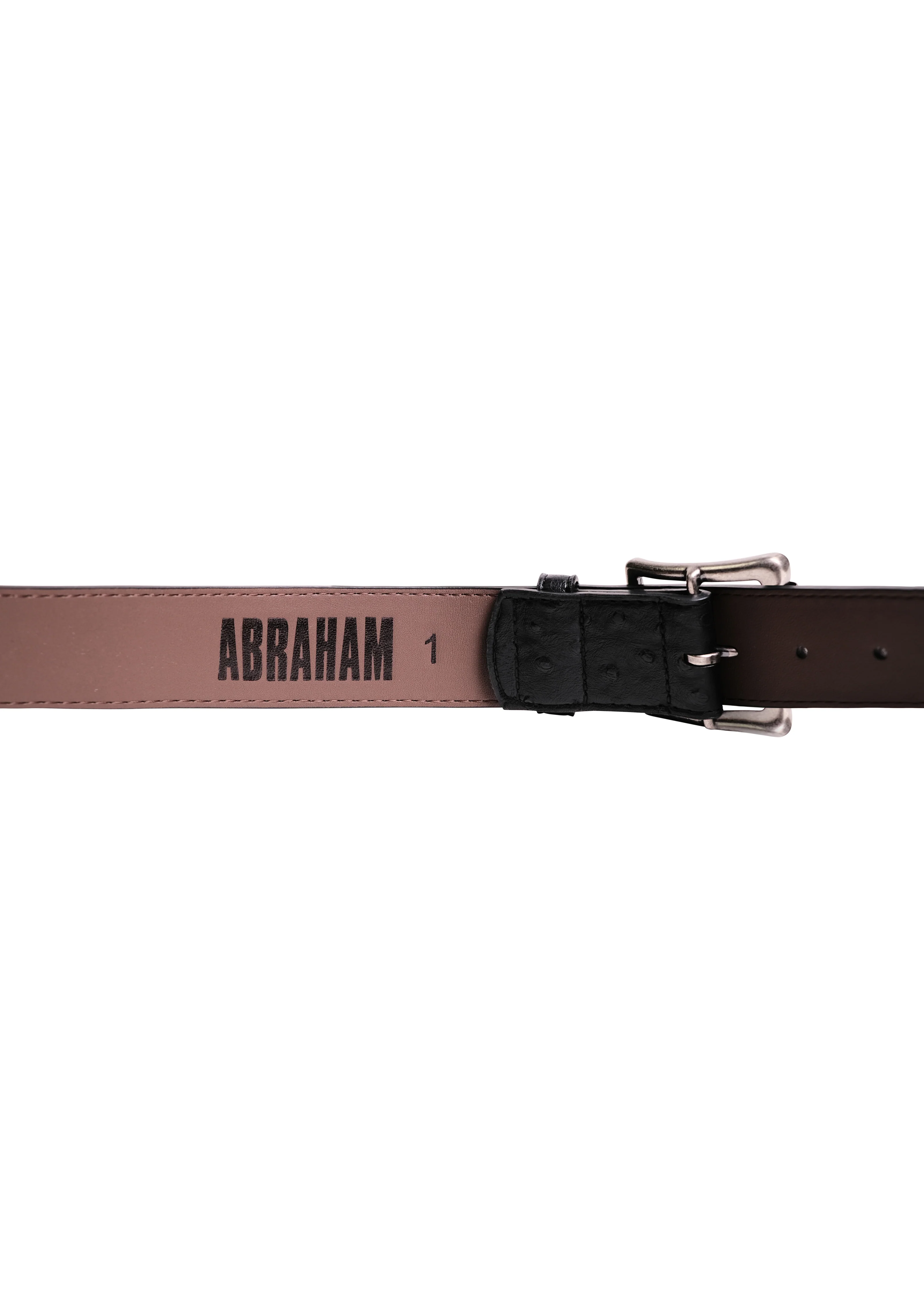 Ostrich Belt in Onyx - Image 3