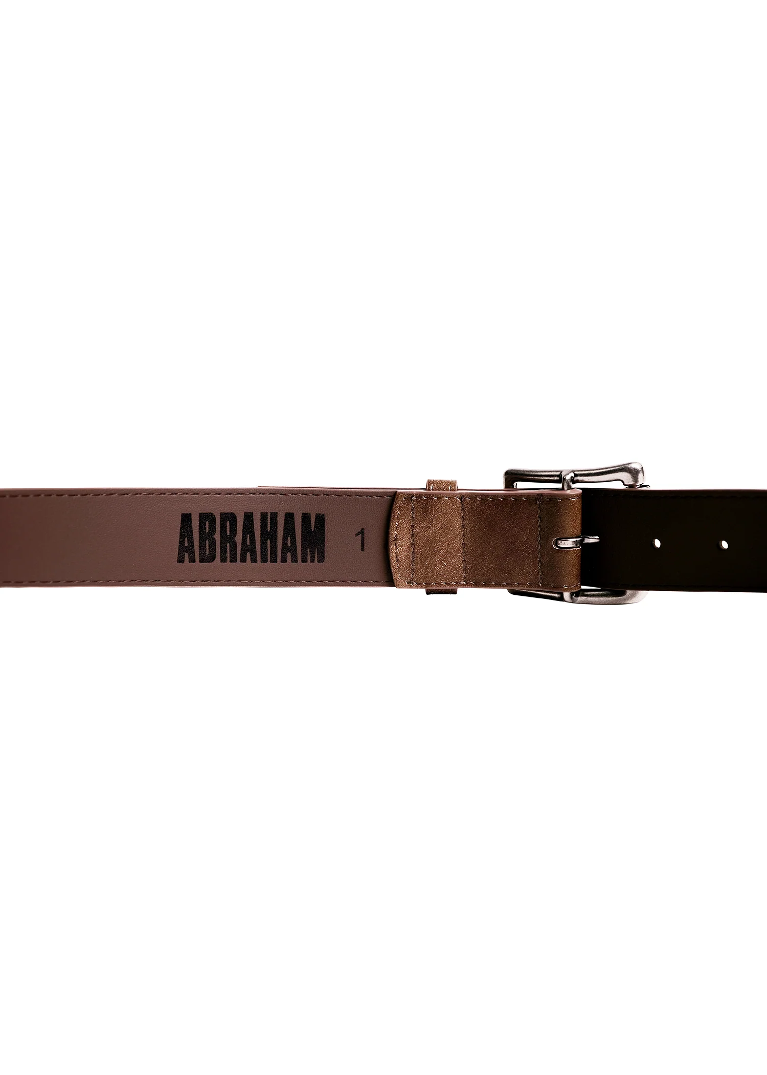 Cracked Leather Belt in Mud Wash - Image 3