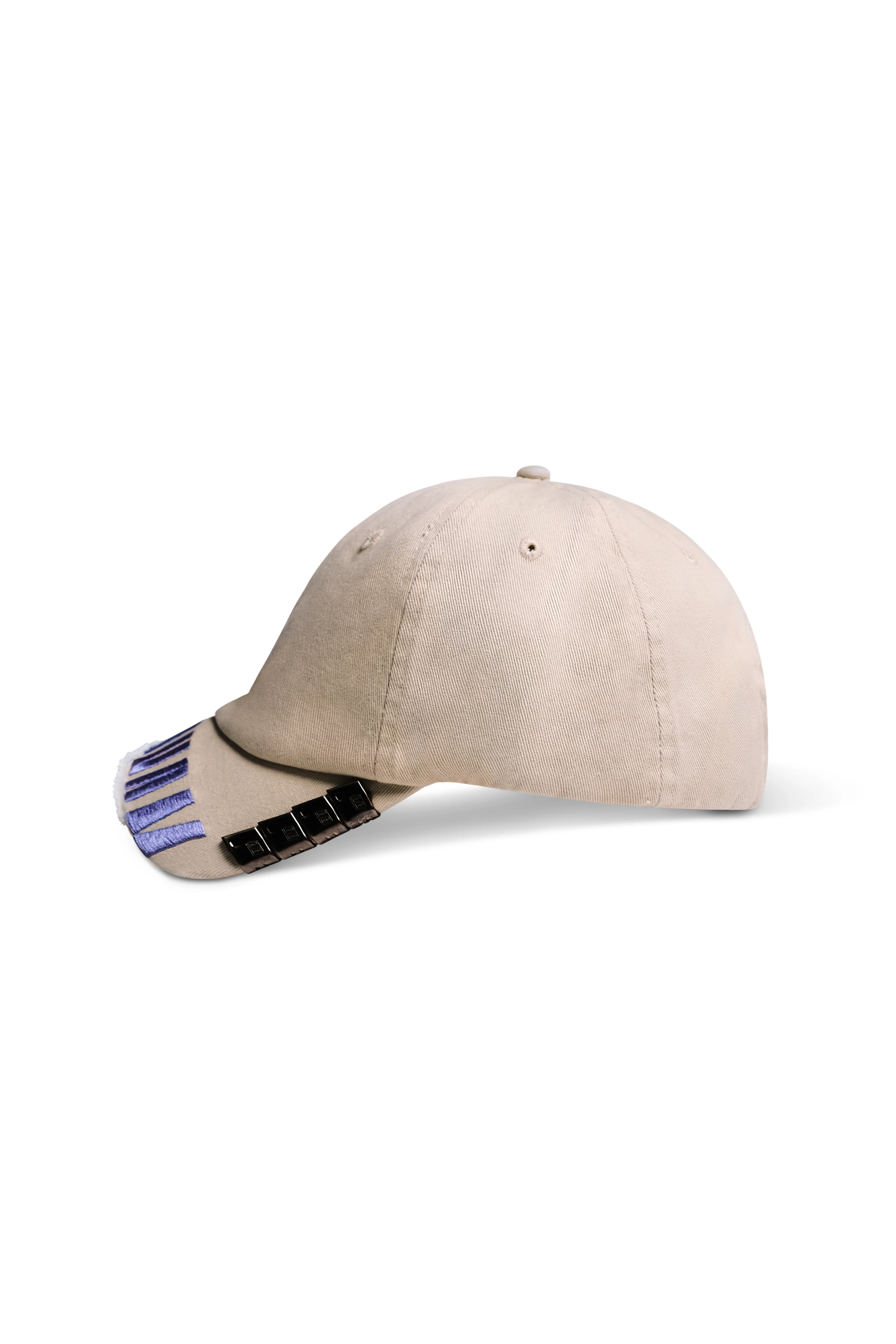 Cut Logo Cap in Khaki - Image 3