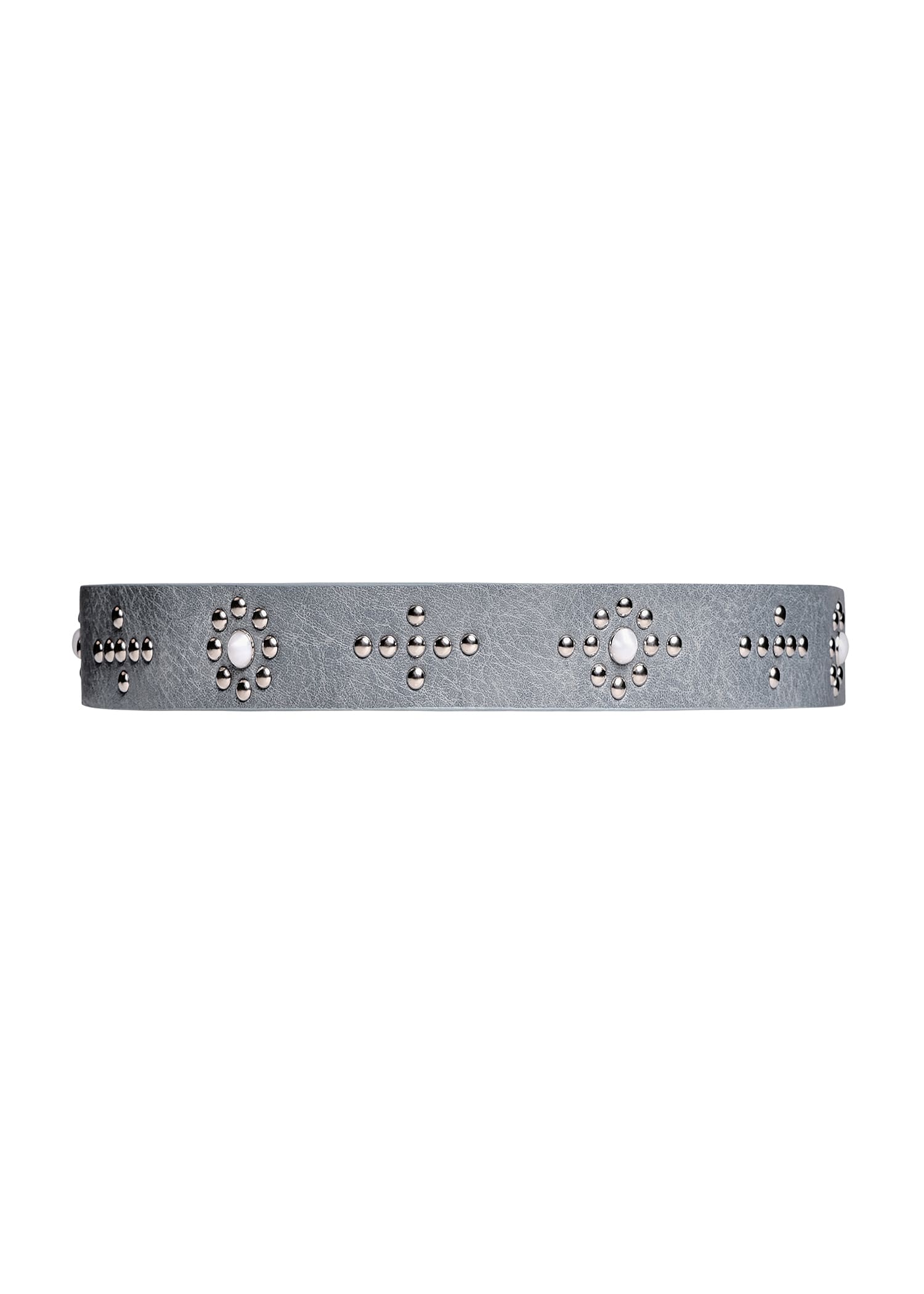 Extended Stud Belt in Powder Blue - Image 3