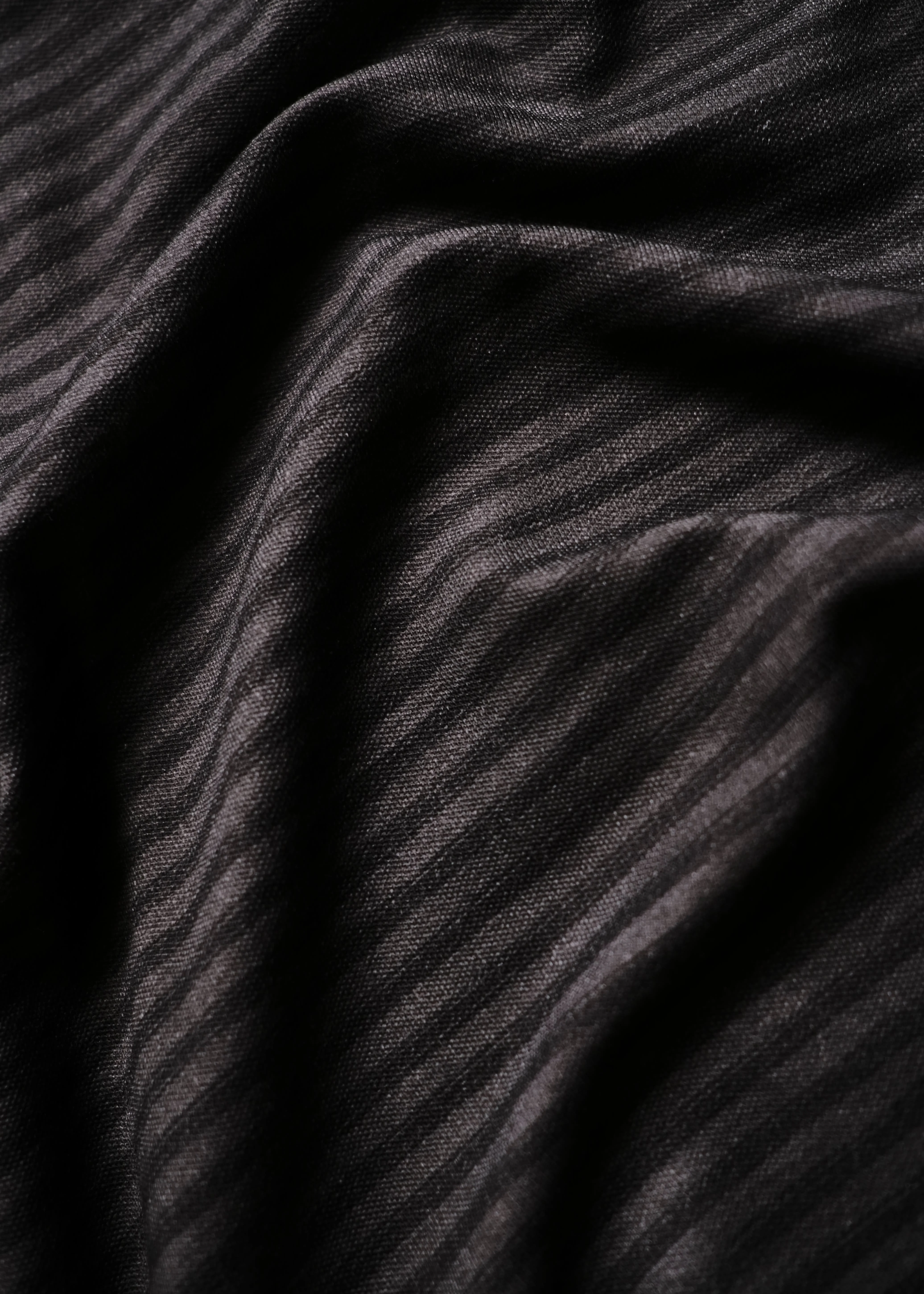 Scattered Stripe Polo in Black - Image 4