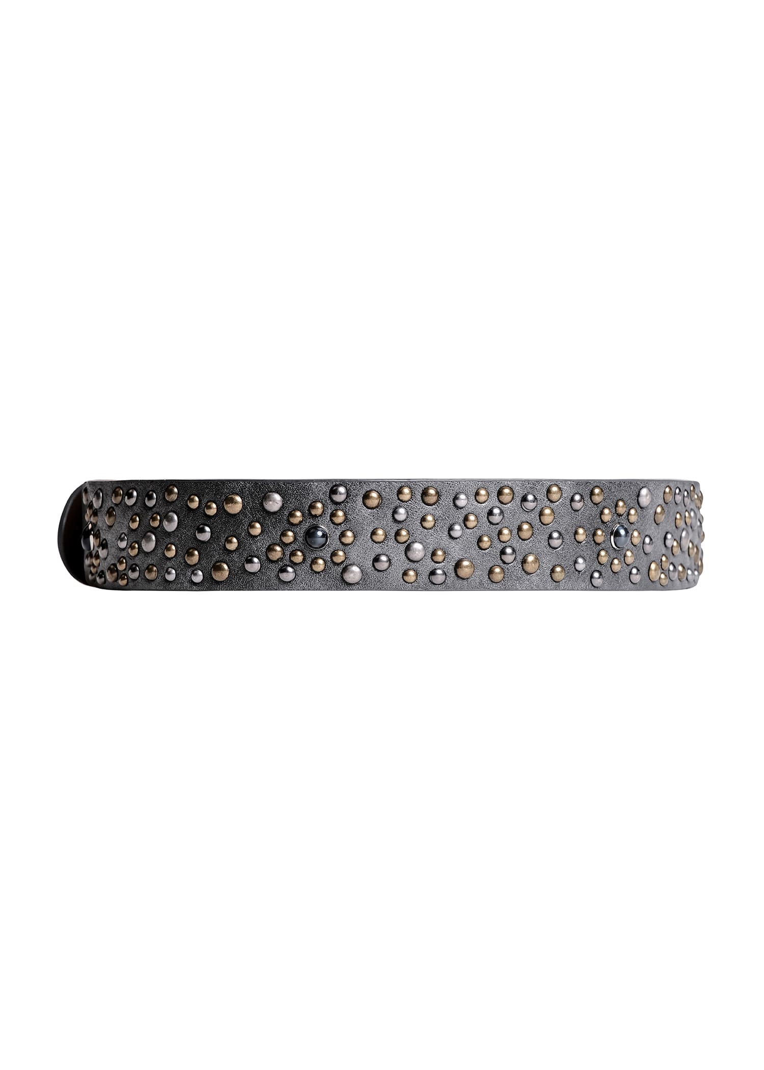 Scattered Stud Belt in Ash Grey - Image 3