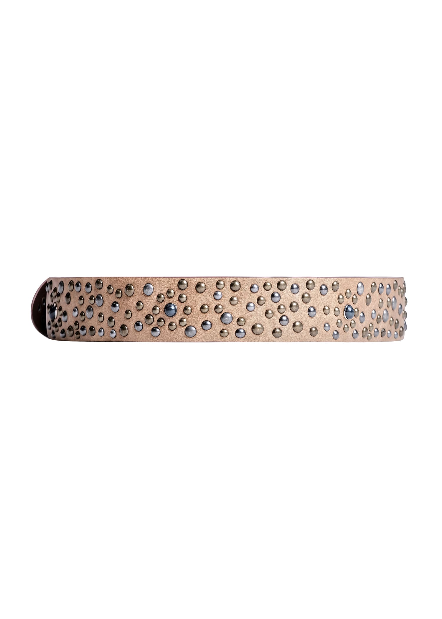 Scattered Stud Belt in Camel - Image 3